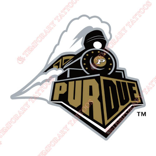 Purdue Boilermakers Customize Temporary Tattoos Stickers NO.5943